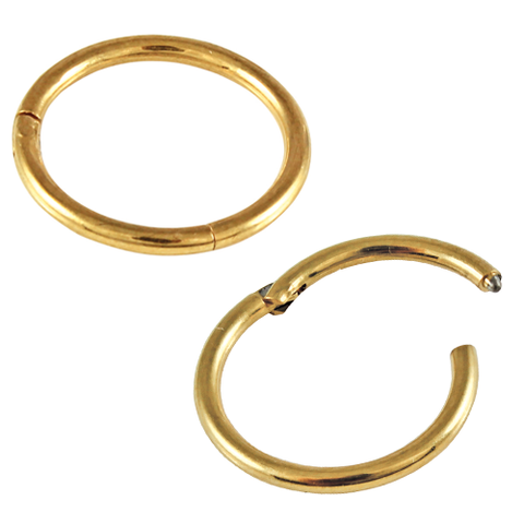 Kingsley Ryan - PVD Gold Titanium Hinged Segment Ring