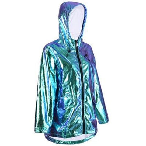 Raincoat Iridescent Blue/Green