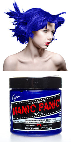 Manic Panic Semi-Permanent Vegan Hair Dye - Rockabilly Blue