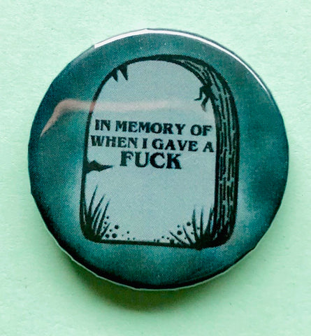 25mm Button Badge - In memory