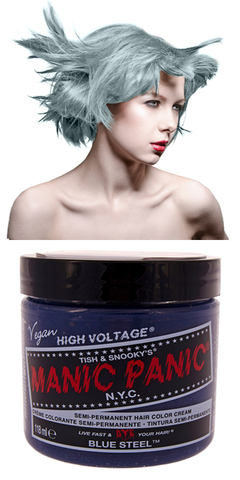 Manic Panic Semi-Permanent Vegan Hair Dye - Blue Steel