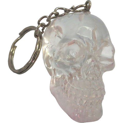 Nemesis Now - Clear Thinking Skull Keyring