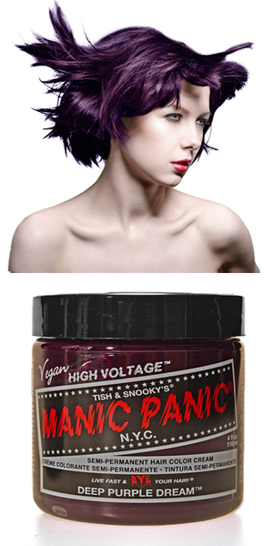 Manic Panic Semi-Permanent Vegan Hair Dye - Deep Purple Dream