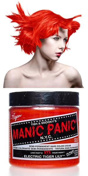 Manic Panic Semi-Permanent Vegan Hair Dye - Electric Tigerlily