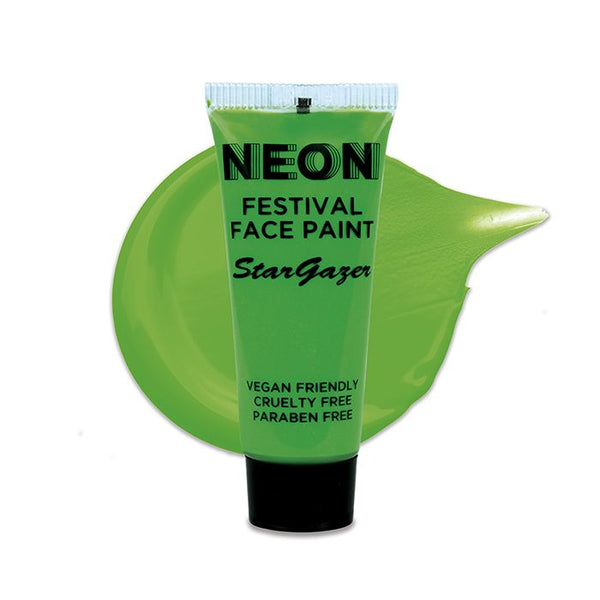 Stargazer - Neon Festival Face Paint Green