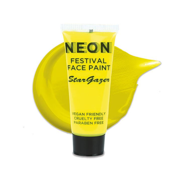 Stargazer - Neon Festival Face Paint Yellow