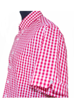 Warrior England - Classic Button Down Fitz Red/White Check