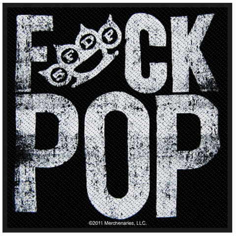 Woven Patch - Five Finger Death Punch 'Fuck Pop'