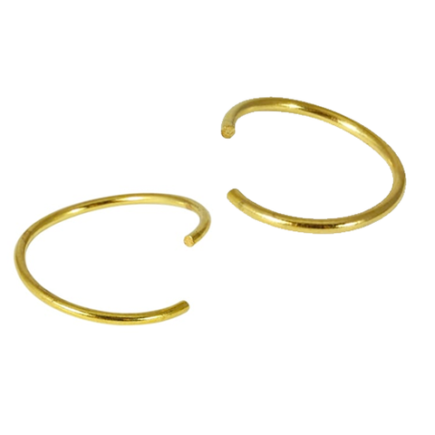 Kingsley Ryan - Surgical Steel Gold Twist Nose Ring