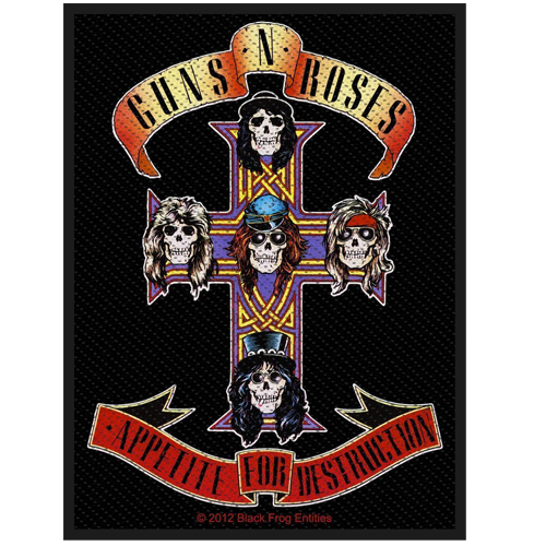 Woven Patch - Guns N' Roses 'Appetite For Destruction'