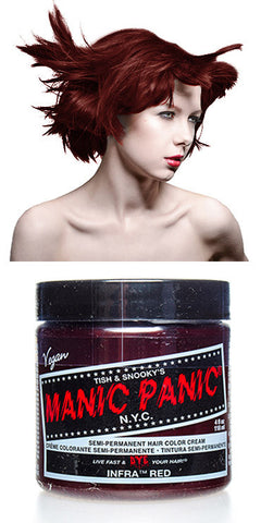 Manic Panic Semi-Permanent Vegan Hair Dye - Infra Red