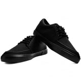 T.U.K Black Canvas Basic Creeper