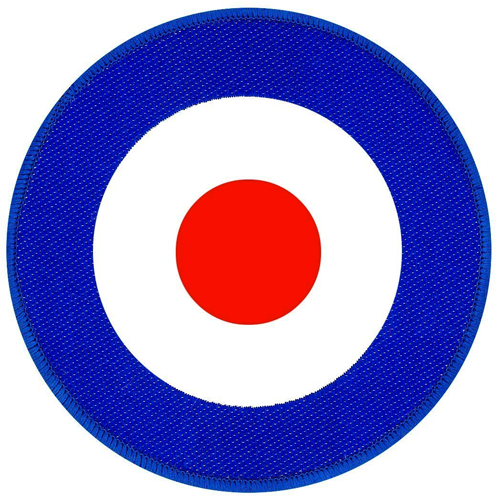 Woven Patch - Mod 'Target' – Applejack Edinburgh