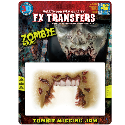 Tinsley Transfers - 3D FX Transfers Missing Jaw Zombie