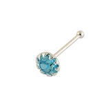 Kingsley Ryan - Assorted Gemset Ball Back Nose Pin