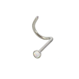 Kingsley Ryan -  Twist Back Opal Nose Pin