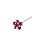 Kingsley Ryan - Assorted Gemset Design Straight/Ball Back Nose Pin