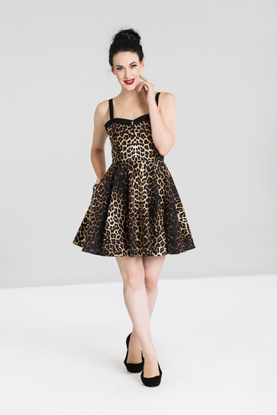 Hell Bunny Panthera Mini Dress Applejack Edinburgh