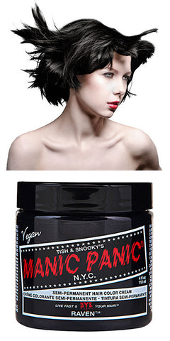Manic Panic Semi-Permanent Vegan Hair Dye - Raven