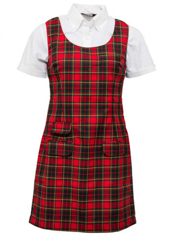 Relco London - Tartan Pinafore Dress