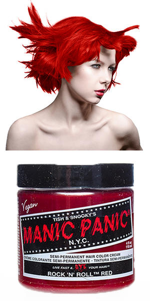Manic Panic Semi-Permanent Vegan Hair Dye - Rock 'n' Roll Red