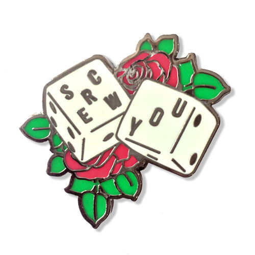 Cosmic - Screw You Enamel Pin