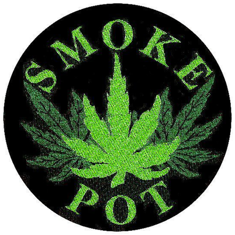 Woven Patch - Smoke Pot