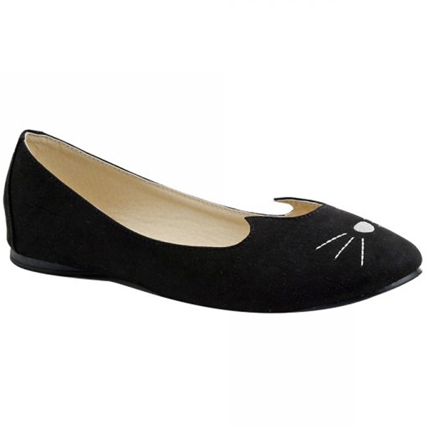 T.U.K -  Black Sophistakitty Ballet Flats