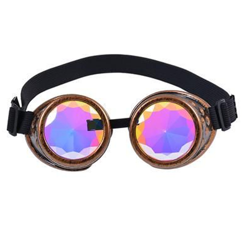 Kaleidoscope Goggles Antique Gold