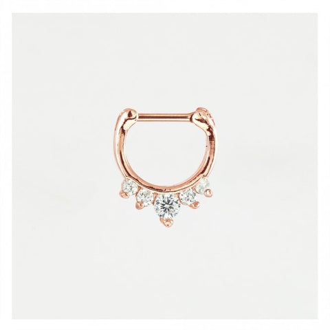 Kingsley Ryan - Jewelled Rose Septum Clicker