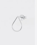 Kingsley Ryan -Sterling silver Cut Out Teardrop Ear Stud