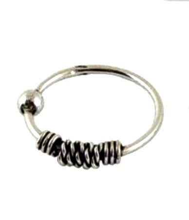 Kingsley Ryan - Silver Bali Style Nose Ring