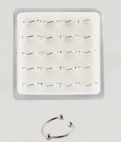 Kingsley Ryan - Silver Fake Ball Nose Ring