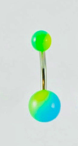 Kingsley Ryan acrylic 2 tone sherbet  Belly Bar