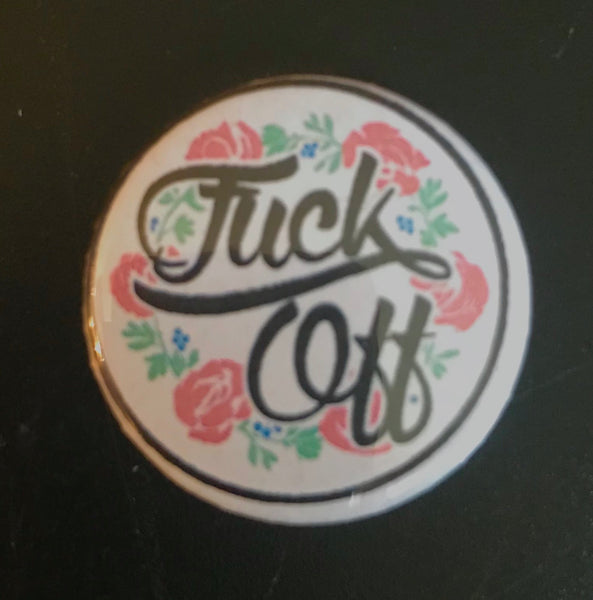 25mm Button Badge - Fuck Off