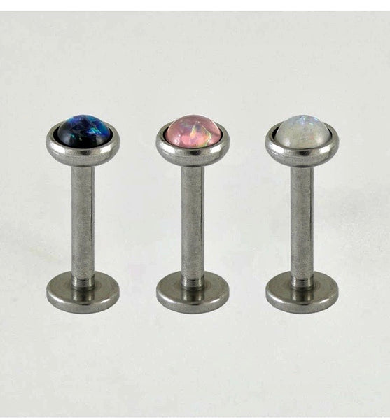 Kingsley Ryan - 316L surgical steel opal Labret