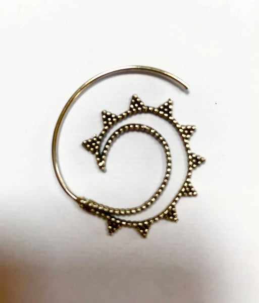 Kingsley Ryan - Swirl Silver Earring (PAIR)