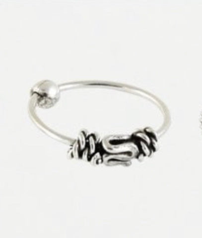 Kingsley Ryan - Silver Bali Style Nose Ring