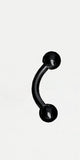 Kingsley Ryan -  Curved 1.2mm x 6mm Barbell