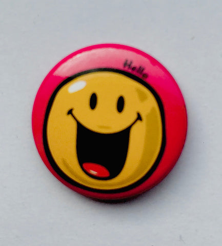 25mm Button Badge - Smiley