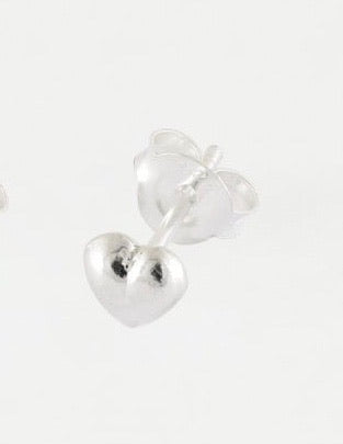 Kingsley Ryan - Silver Heart Ear Stud