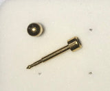9ct Gold Piercing studs  - asst colours