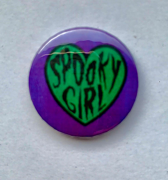 25mm Button Badge - Spooky Girl