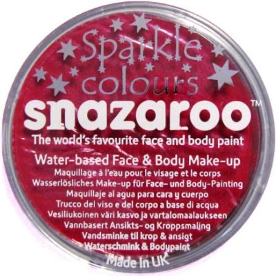 Snazaroo - Face Paint Sparkle Red 18ml
