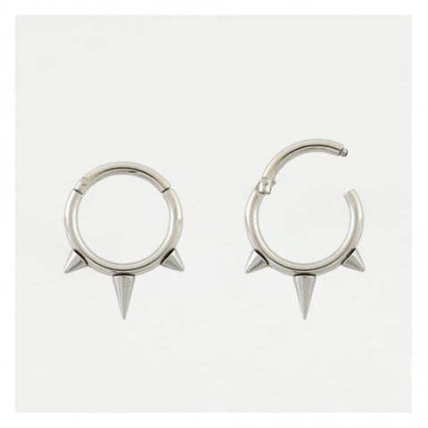 Kingsley Ryan - Triple Spike Hinged Septum Ring