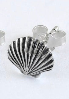 Kingsley Ryan -Silver Shell Ear Stud