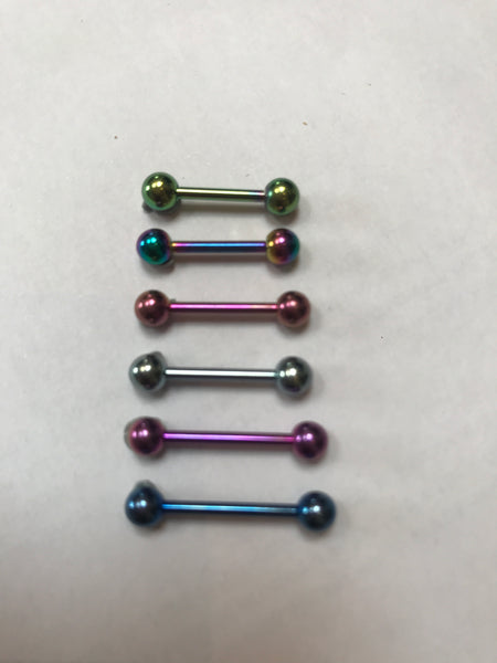 Kingsley Ryan -   Anodised titanium Barbell