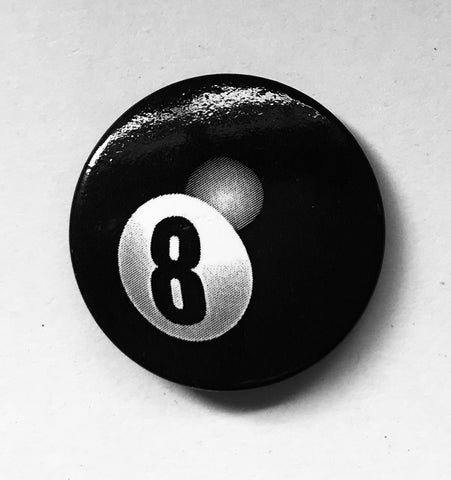 25mm Button Badge - 8 Ball