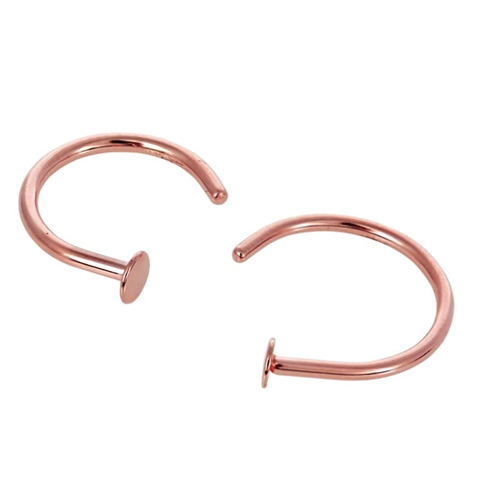 Kingsley Ryan - Surgical Steel Rose Gold Open Nose Ring
