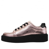 T.U.K -  Rose Gold Wingtip Casbah Creeper